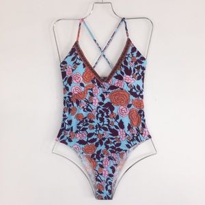 Unigoo • Rose Print Swimsuit